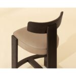 Horton Counter Stool - Dark Brown - Sahara Sand Leather 112395 112395 HORTON COUNTER STOOL DARK BROWN SAHARA SAND LEATHER 6