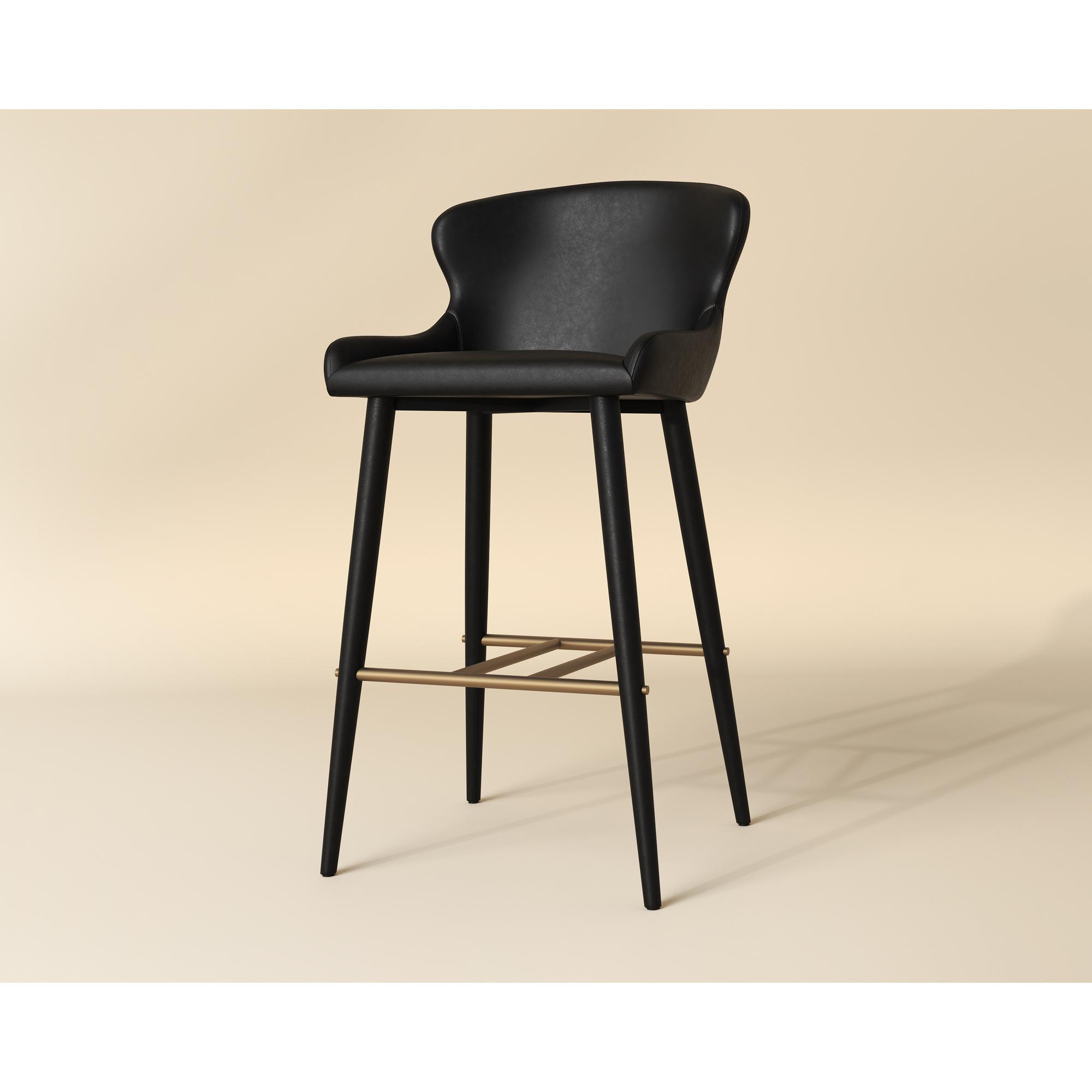 Evora Barstool - Bravo Black 6 Evora Barstool - Bravo Black - Image 6