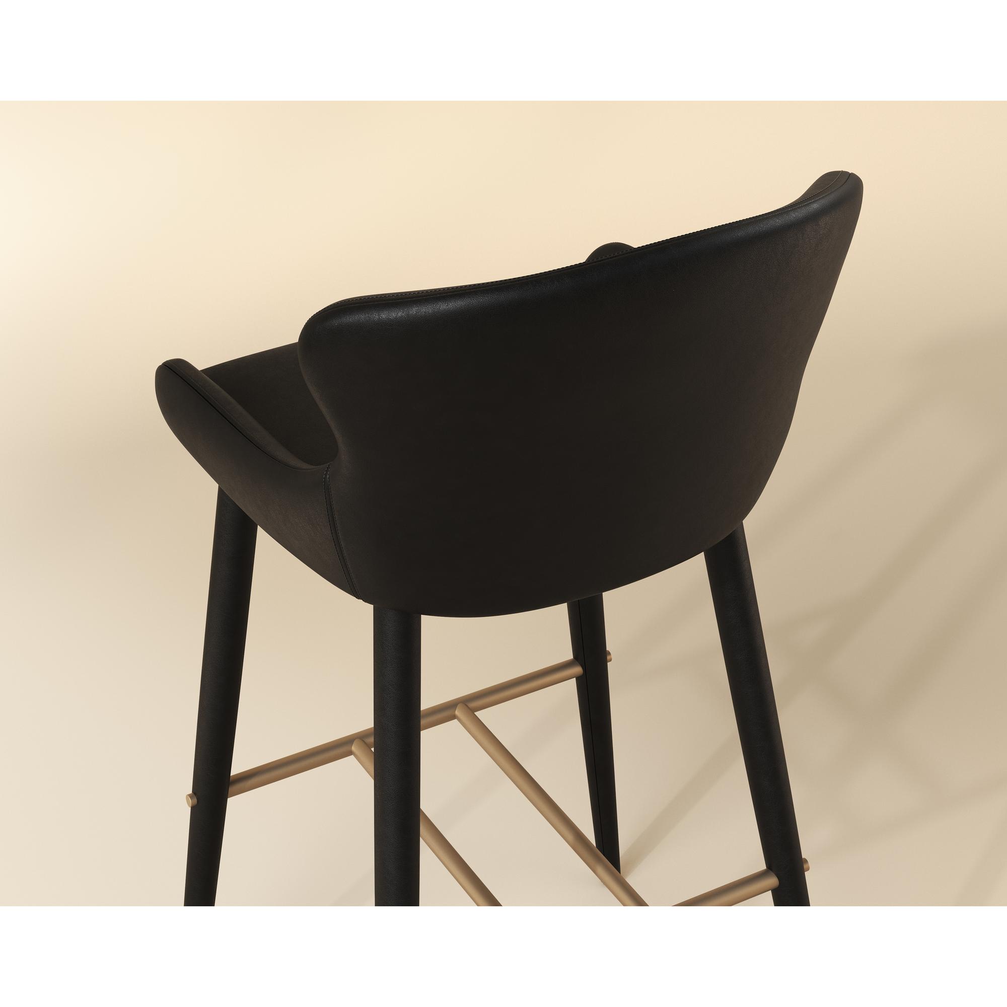 Evora Barstool - Bravo Black 8 Evora Barstool - Bravo Black - Image 8