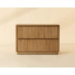 Kalla Nightstand - Large - Rustic Oak 112408 112408 KALLA NIGHTSTAND LARGE RUSTIC OAK 1