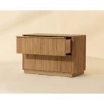 Kalla Nightstand - Large - Rustic Oak 112408 112408 KALLA NIGHTSTAND LARGE RUSTIC OAK 2