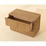 Kalla Nightstand - Large - Rustic Oak 112408 112408 KALLA NIGHTSTAND LARGE RUSTIC OAK 3