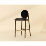 Orabell Barstool - Bravo Black / Abbington Black 112412 112412 ORABELL BARSTOOL BRAVO BLACK ABBINGTON BLACK