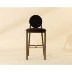 Orabell Barstool - Bravo Black / Abbington Black 112412 112412 ORABELL BARSTOOL BRAVO BLACK ABBINGTON BLACK 1