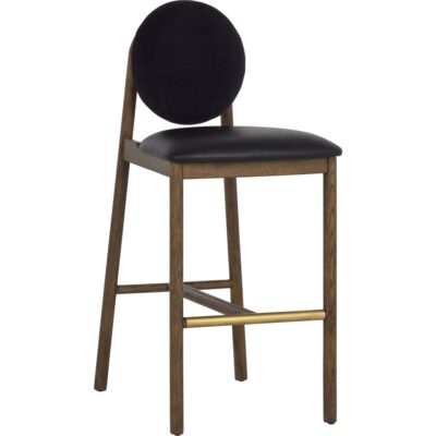 Orabell Barstool - Bravo Black / Abbington Black