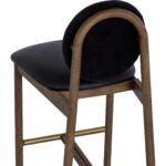 Orabell Barstool - Bravo Black / Abbington Black 112412 112412 ORABELL BARSTOOL BRAVO BLACK ABBINGTON BLACK 26