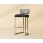 Larissa Barstool - Bravo Black / Halton Birch 112425 112425 LARISSA BARSTOOL BRAVO BLACK HALTON BIRCH