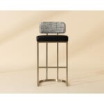 Larissa Barstool - Bravo Black / Halton Birch 112425 112425 LARISSA BARSTOOL BRAVO BLACK HALTON BIRCH 1
