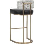 Larissa Barstool - Bravo Black / Halton Birch 112425 112425 LARISSA BARSTOOL BRAVO BLACK HALTON BIRCH 23