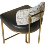 Larissa Barstool - Bravo Black / Halton Birch 112425 112425 LARISSA BARSTOOL BRAVO BLACK HALTON BIRCH 9