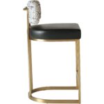 Larissa Counter Stool - Bravo Black / Halton Birch 112426 112426 LARISSA COUNTER STOOL BRAVO BLACK HALTON BIRCH 2
