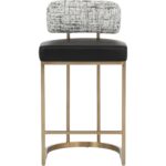 Larissa Counter Stool - Bravo Black / Halton Birch 112426 112426 LARISSA COUNTER STOOL BRAVO BLACK HALTON BIRCH 21
