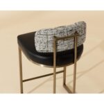 Larissa Counter Stool - Bravo Black / Halton Birch 112426 112426 LARISSA COUNTER STOOL BRAVO BLACK HALTON BIRCH 6