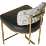 Larissa Counter Stool - Bravo Black / Halton Birch 112426 112426 LARISSA COUNTER STOOL BRAVO BLACK HALTON BIRCH 9