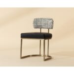 Larissa Dining Chair - Bravo Black / Halton Birch 112427 112427 LARISSA DINING CHAIR BRAVO BLACK HALTON BIRCH