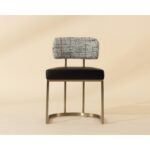 Larissa Dining Chair - Bravo Black / Halton Birch 112427 112427 LARISSA DINING CHAIR BRAVO BLACK HALTON BIRCH 1