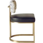 Larissa Dining Chair - Bravo Black / Halton Birch 112427 112427 LARISSA DINING CHAIR BRAVO BLACK HALTON BIRCH 2