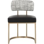 Larissa Dining Chair - Bravo Black / Halton Birch 112427 112427 LARISSA DINING CHAIR BRAVO BLACK HALTON BIRCH 21