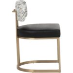 Larissa Dining Chair - Bravo Black / Halton Birch 112427 112427 LARISSA DINING CHAIR BRAVO BLACK HALTON BIRCH 22
