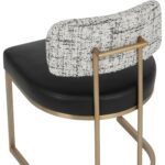 Larissa Dining Chair - Bravo Black / Halton Birch 112427 112427 LARISSA DINING CHAIR BRAVO BLACK HALTON BIRCH 26