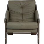 Rafferty Lounge Chair - Brown - Ludlow Dark Olive Leather 112512 112512 RAFFERTY LOUNGE CHAIR BROWN LUDLOW DARK OLIVE LEATHER 21