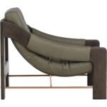 Rafferty Lounge Chair - Brown - Ludlow Dark Olive Leather 112512 112512 RAFFERTY LOUNGE CHAIR BROWN LUDLOW DARK OLIVE LEATHER 22