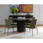 Kalla Dining Table - Round - Charcoal - 48" 112515 112515 KALLA DINING TABLE ROUND CHARCOAL 48 10