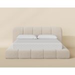 Olena Bed - King - Santa Cruz Oatmeal 112526 112526 OLENA BED KING SANTA CRUZ OATMEAL 1