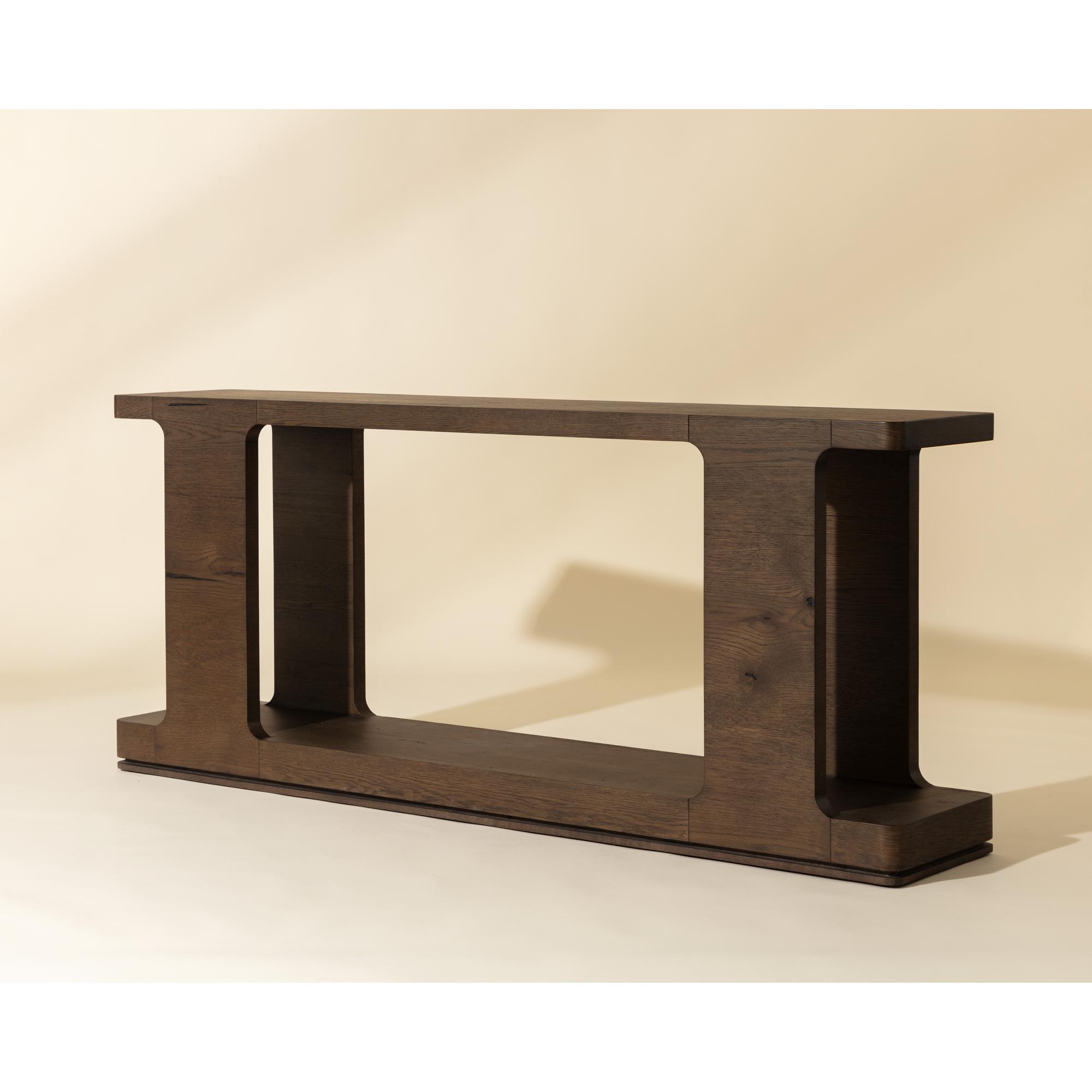 Hercules Console Table - Honey Grey 5 Hercules Console Table - Honey Grey - Image 5