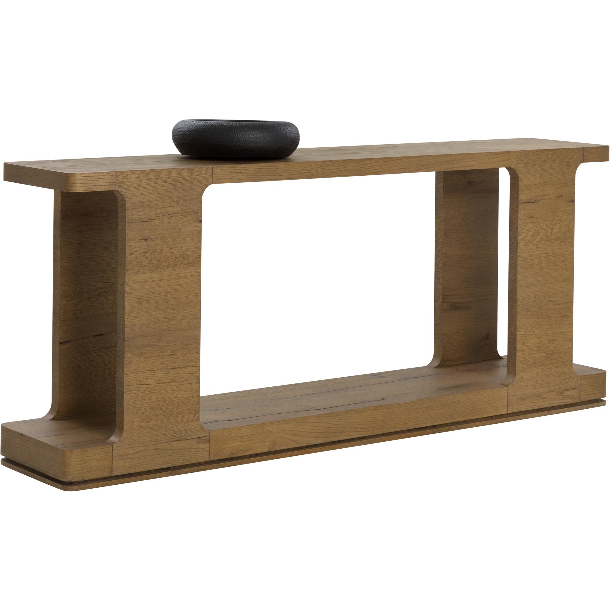 Hercules Console Table - Aged Brown
