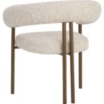 Oniva Dining Armchair - Antique Bronze - Noah Ecru 112556 112556 ONIVA DINING ARMCHAIR ANTIQUE BRONZE NOAH ECRU 23