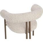 Oniva Dining Armchair - Antique Bronze - Noah Ecru 112556 112556 ONIVA DINING ARMCHAIR ANTIQUE BRONZE NOAH ECRU 26