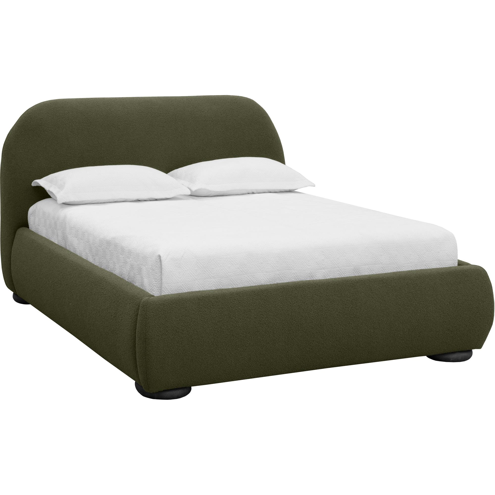 Marin Bed - Queen - Copenhagen Olive 1 Marin Bed - Queen - Copenhagen Olive