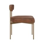 Seneca Dining Chair - Antique Brass - Bravo Cognac 112566 112566 22