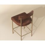 Seneca Counter Stool - Antique Brass - Bravo Cognac 112567 112567 SENECA COUNTER STOOL ANTIQUE BRASS BRAVO COGNAC 6