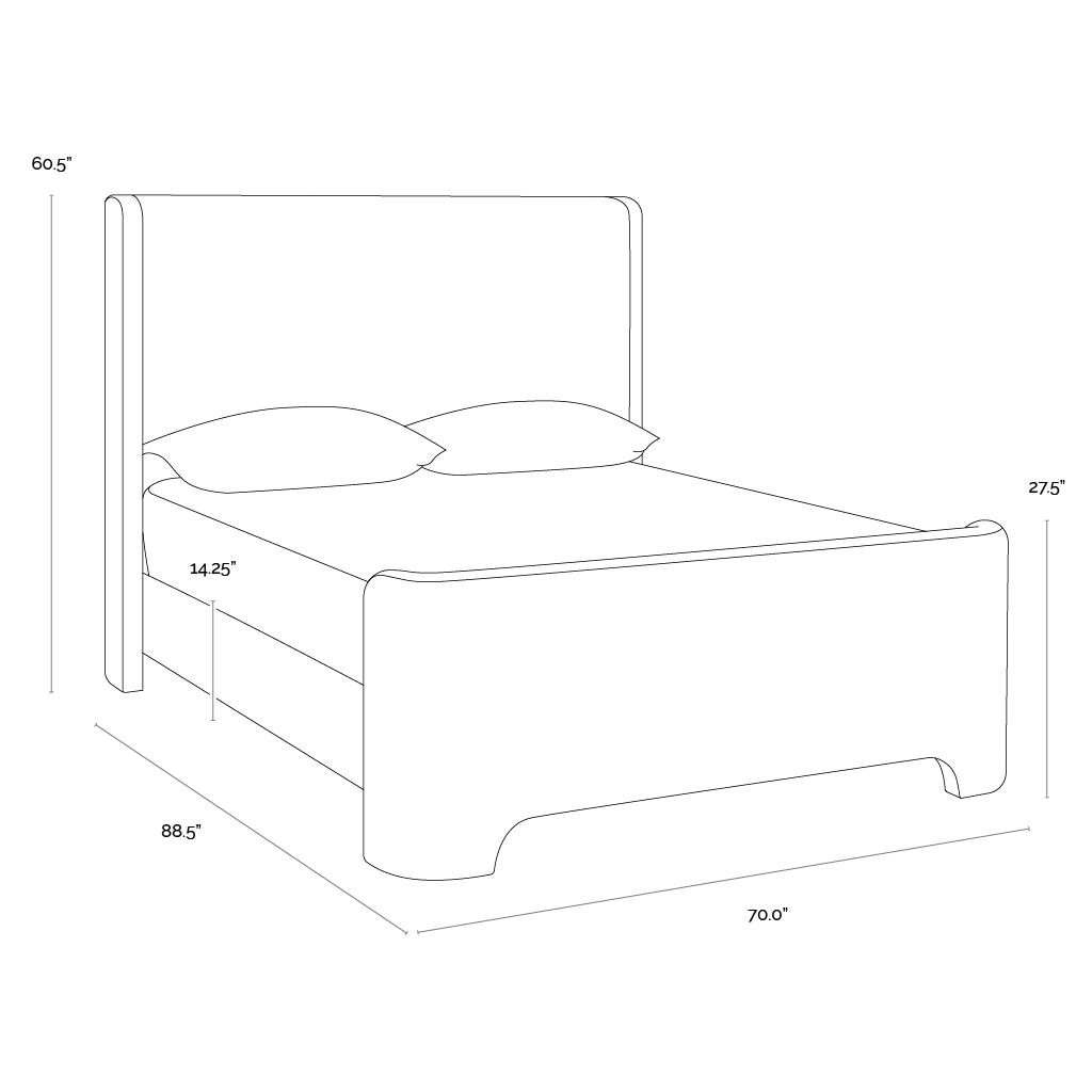 Ives Bed - Queen - Copenhagen White 5 Ives Bed - Queen - Copenhagen White - Image 5