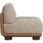 Tomo Lounge Chair - Holden Dusty Greige / Milliken Cognac 7 Tomo Lounge Chair - Holden Dusty Greige / Milliken Cognac - Image 3