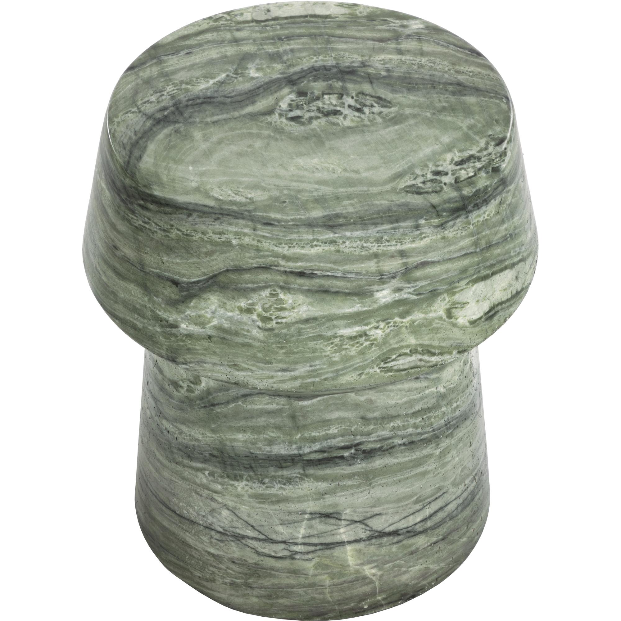 Brie End Table - Marble Look - Sage 3 Brie End Table - Marble Look - Sage - Image 3