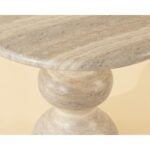 Raul Bistro Table - Travertine Look - Dune - 34" 112599 112599 RAUL BISTRO TABLE 34 6
