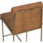 Lathan Barstool - Tan Leather 9 Lathan Barstool - Tan Leather - Image 5