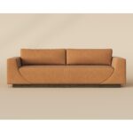 Anakin Sofa - Dark Brown - Tuscany Cognac Leather 112621 112621 ANAKIN SOFA TUSCANY COGNAC LEATHER 1
