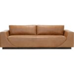 Anakin Sofa - Dark Brown - Tuscany Cognac Leather 112621 112621 ANAKIN SOFA TUSCANY COGNAC LEATHER 21