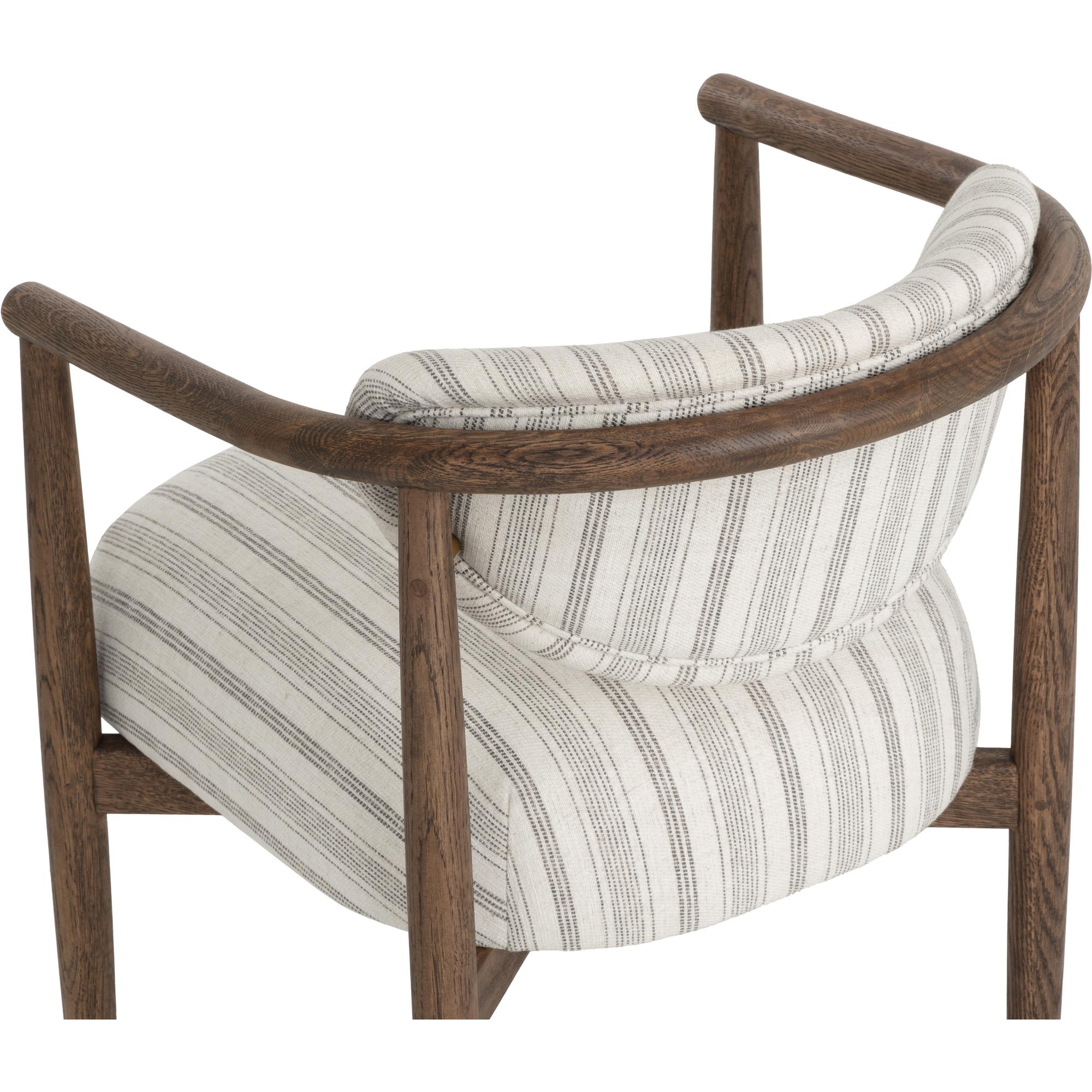 Sigrid Dining Armchair - Antique Brown - Gifford Script 5 Sigrid Dining Armchair - Antique Brown - Gifford Script - Image 5