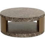 Cavette Coffee Table - Marble Look - Dark Emperador 12 Cavette Coffee Table - Marble Look - Dark Emperador 112634 112634 CAVETTE COFFEE TABLE MARBLE LOOK DARK EMPERADOR 22