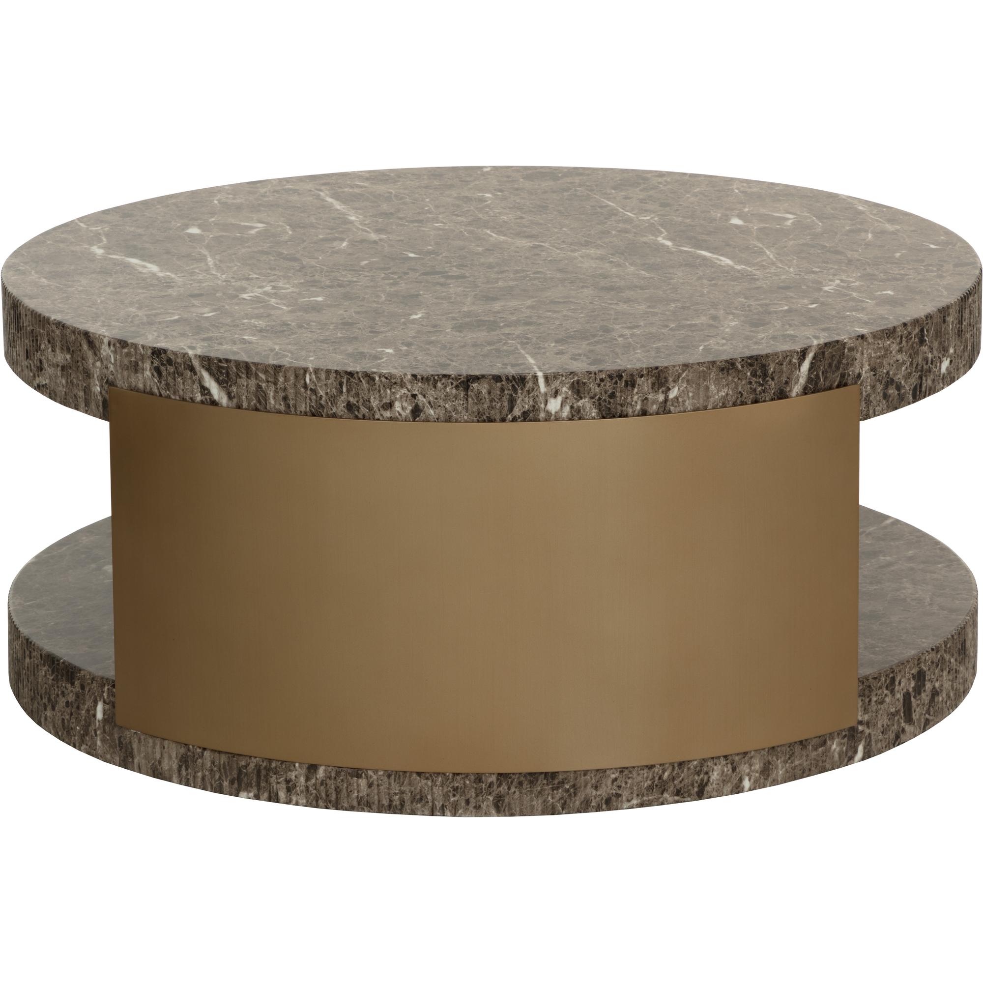 Cavette Coffee Table - Marble Look - Dark Emperador 4 Cavette Coffee Table - Marble Look - Dark Emperador - Image 4