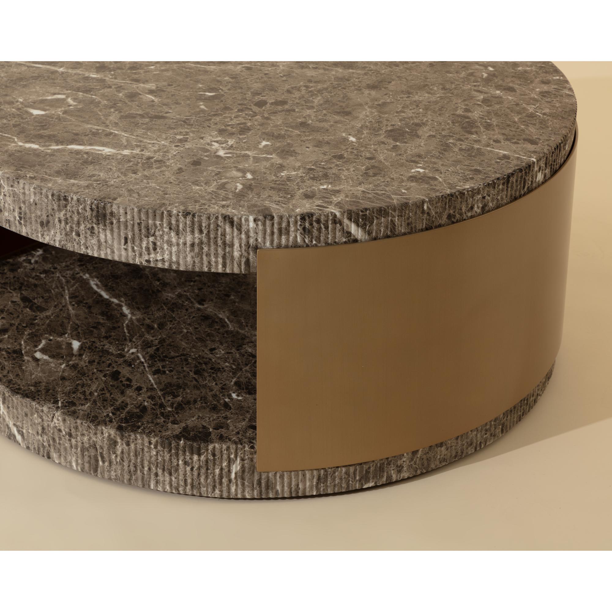 Cavette Coffee Table - Marble Look - Dark Emperador 10 Cavette Coffee Table - Marble Look - Dark Emperador - Image 10