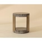 Cavette End Table - Marble Look - Dark Emperador 17 Cavette End Table - Marble Look - Dark Emperador 112635 112635 CAVETTE END TABLE MARBLE LOOK DARK EMPERADOR 1