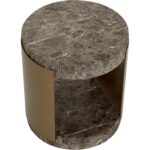 Cavette End Table - Marble Look - Dark Emperador 14 Cavette End Table - Marble Look - Dark Emperador 112635 112635 CAVETTE END TABLE MARBLE LOOK DARK EMPERADOR 24