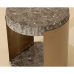 Cavette End Table - Marble Look - Dark Emperador 19 Cavette End Table - Marble Look - Dark Emperador 112635 112635 CAVETTE END TABLE MARBLE LOOK DARK EMPERADOR 6