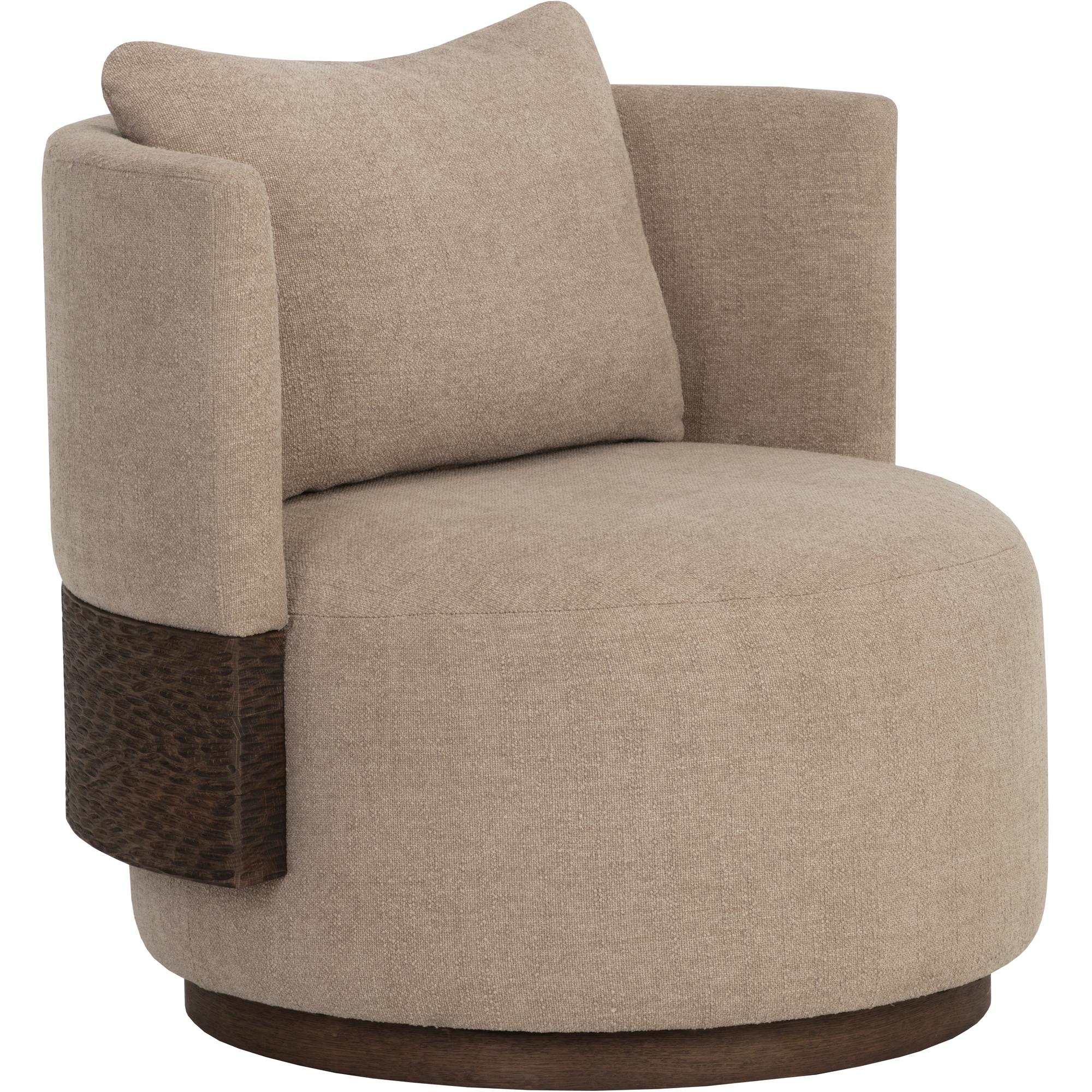 Bastille Swivel Lounge Chair - Rhine Sandbank 1 Bastille Swivel Lounge Chair - Rhine Sandbank
